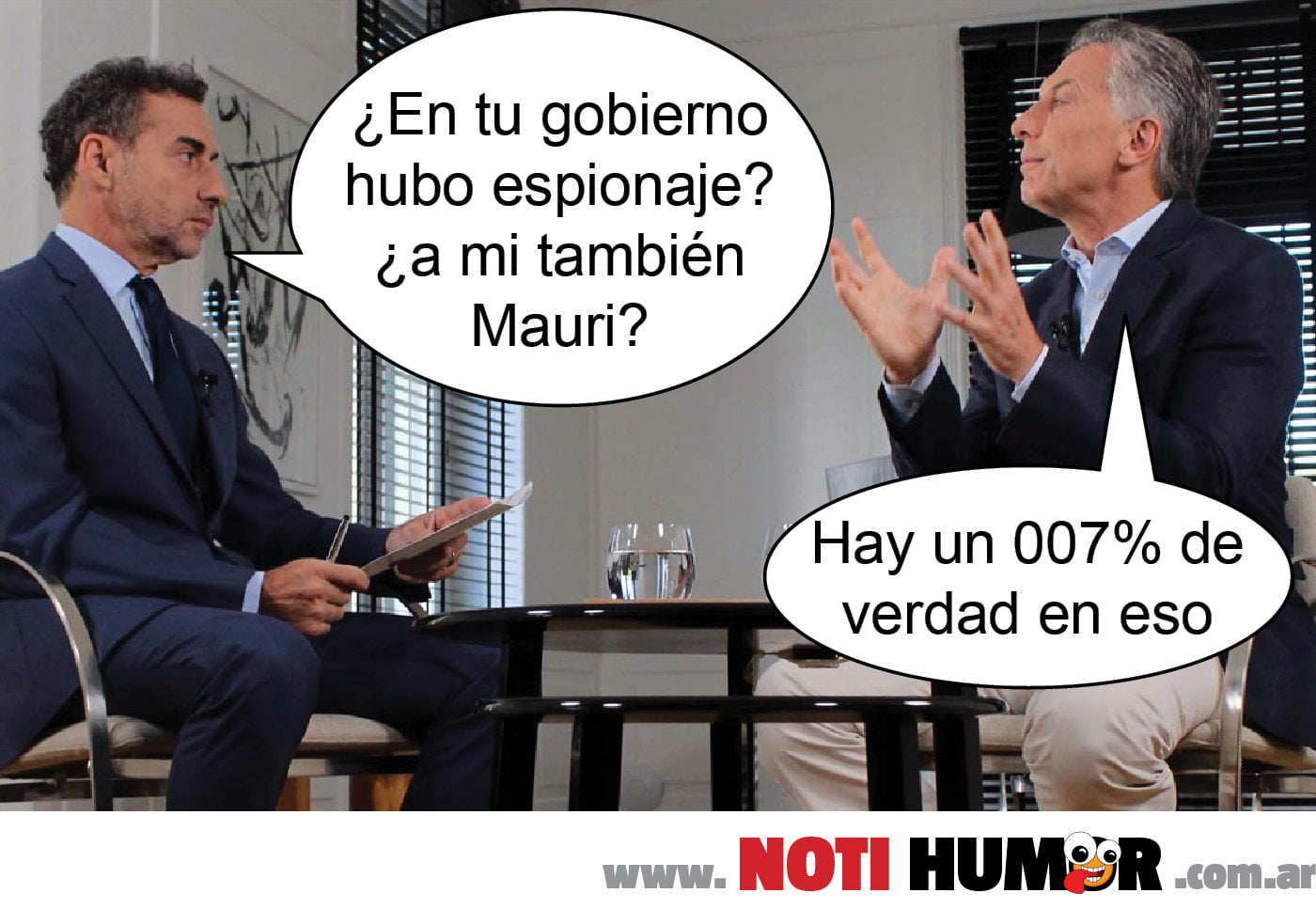 Macri y Majul.