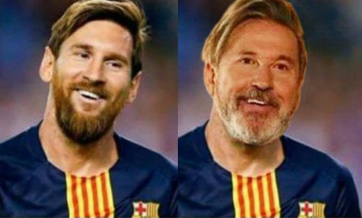 Messi y Montaner