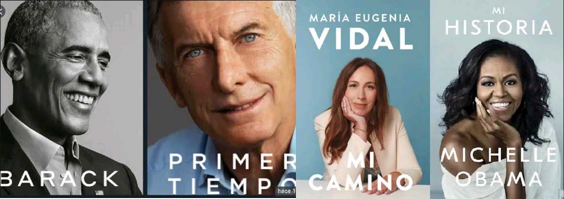 Libros de Macri y de Vidal